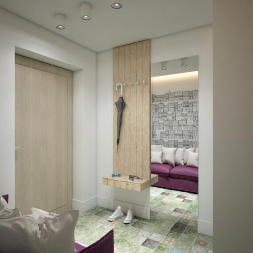 Интерьер квартиры площадью 48 кв. 07