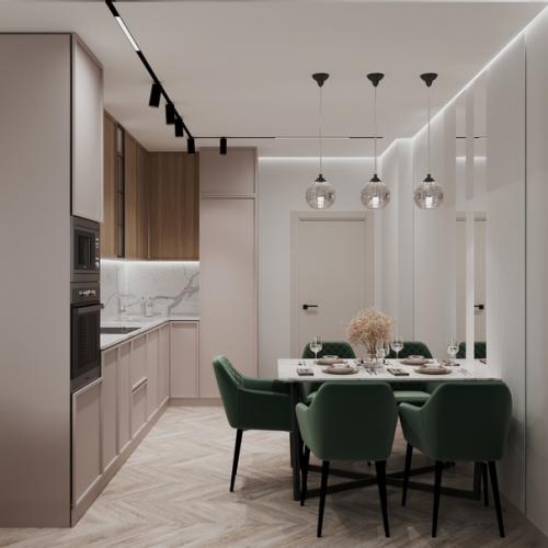 Меня часто спрашивают делаю ли я проекты не всей квартиры отвечаю - да конечно - как пример визуализации двух помещений квартиры. 03