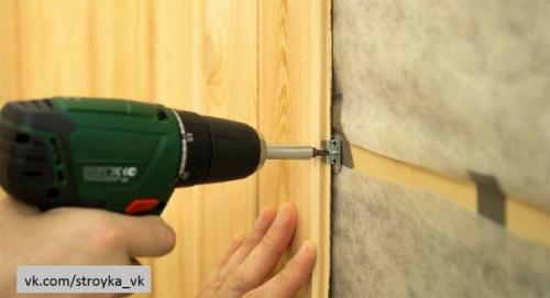 Установка панелей ПВХ. 02