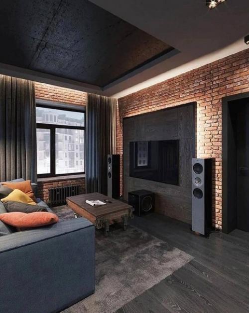 Интерьер квартиры для холостяка - это про меня. 01