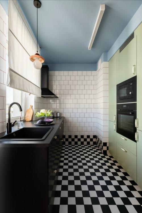 Оригинальный интерьер 1-комнатной квартиры 47 м 2 в Польше. 04