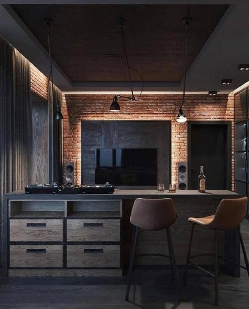 Интерьер квартиры для холостяка - это про меня. 02