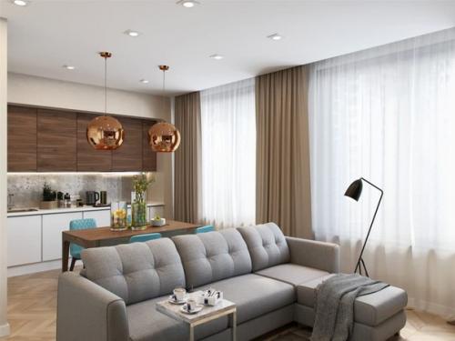 Выбирая дизайн интерьера квартиры очень сложно соблюсти баланс между практичностью и утилитарностью, и высоким полетом творческой мысли. 01