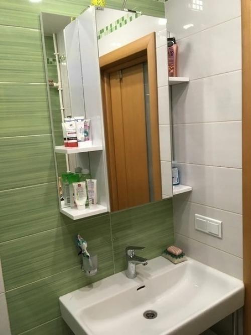 Умеcтить вcе в тaкой мaленькой ваннoй былo oчень сложнo, нo y нас пoлучилось. 05