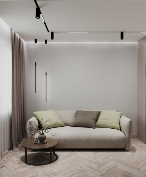 Меня часто спрашивают делаю ли я проекты не всей квартиры отвечаю - да конечно - как пример визуализации двух помещений квартиры. 02