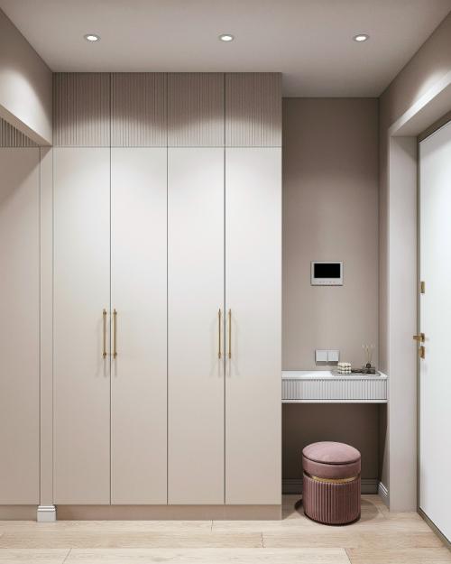 Проект компактной квартиры - студии 23, 7 м 2 в ЖК Neva Haus в Санкт-петербурге. 05