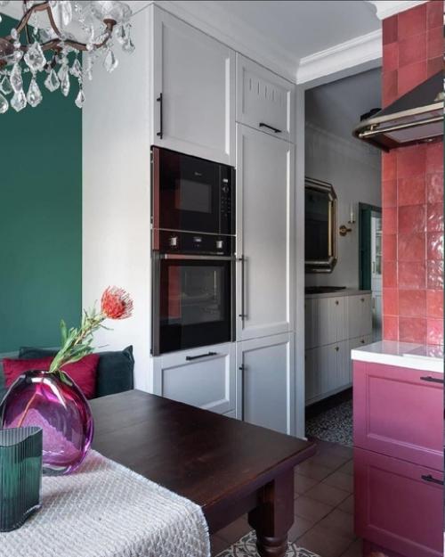 Необычное оформление кухни. 04