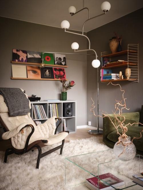 Нас очаровал этот дымчатый уютный интерьер в Стокгольме. 08