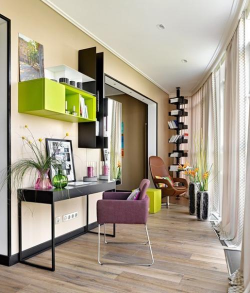 Интерьер квартиры молодой пары, которая любит путешествия, искусство, моду и спорт. 08