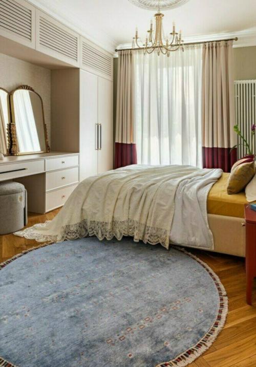 Классический интерьер двухкомнатной квартиры 75 кв. 06