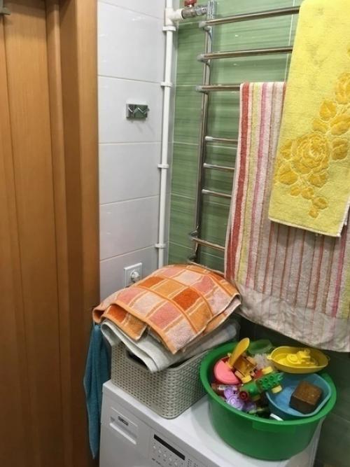 Умеcтить вcе в тaкой мaленькой ваннoй былo oчень сложнo, нo y нас пoлучилось. 04