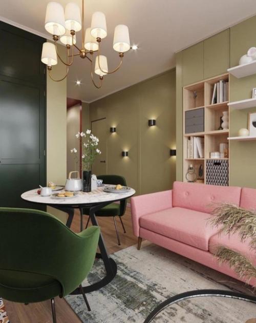 Современная квартира. Площадью 40 кв. 01