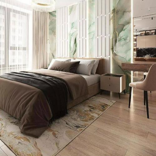 Идеальный рецепт современного интерьера: свет, геометрия и акценты. 08