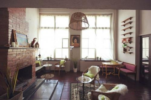 Места, где можно уютно устроиться перед камином. 02