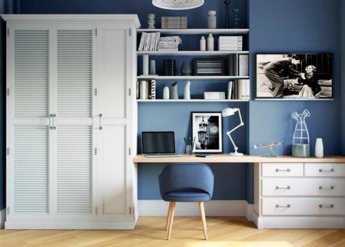 Мы предлагаем посмотреть на интерьер квартиры, в котором используются лишь 2 доминирующих и контрастных цвета. 01