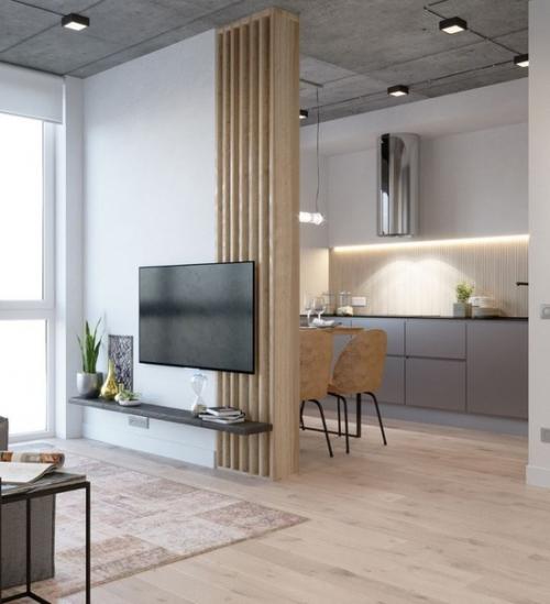 Современная квартира площадью 33. 03