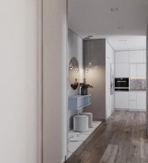 Дизайн проект квартиры в одном стеле. 04