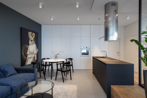 Интерьер квартиры площадью 47 кв м в стиле минимализм. 02