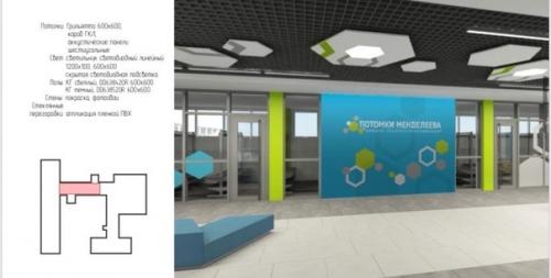 Утвержден итоговый дизайн - проект химического лицея Потомки Менделеева! 03