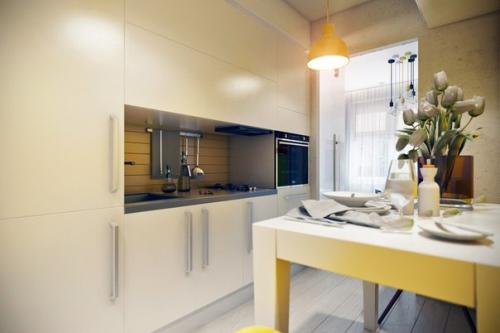 Дизайн маленькой однокомнатной квартиры площадью 25 кв. 01