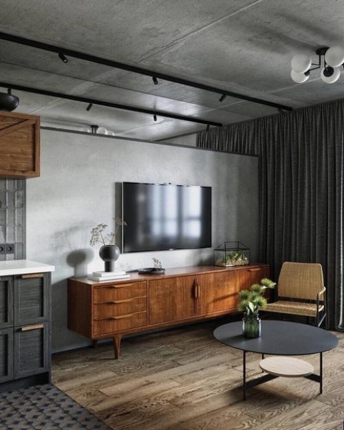 Интерьер не для всех: семейная квартира с двумя детскими. 01