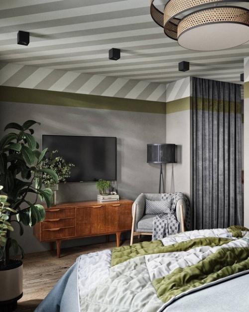 Интерьер не для всех: семейная квартира с двумя детскими. 05