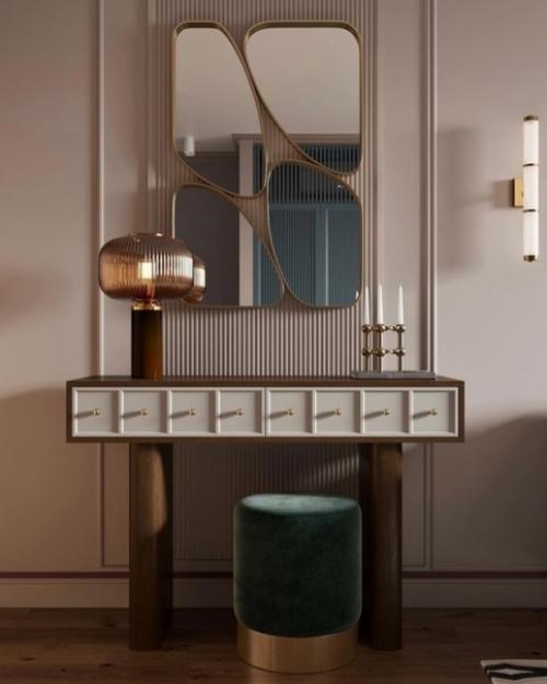 Дизайн гостиной комнаты Марии калиной привлекает внимание своей изысканностью и утонченностью. 04