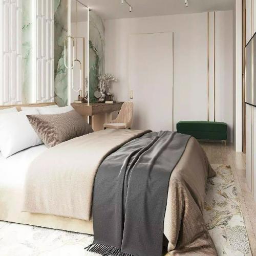 Идеальный рецепт современного интерьера: свет, геометрия и акценты. 07