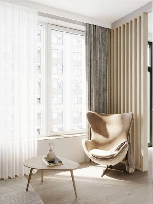 Интерьер квартиры.  Еще один вариант современного дизайна. 01