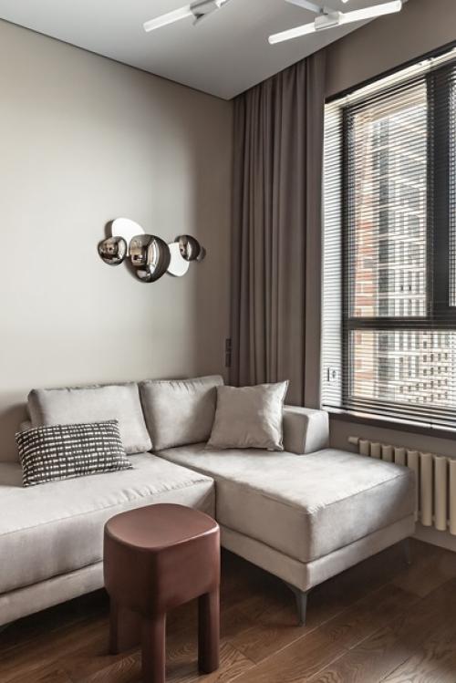 Интерьер компактной квартиры 33, 8 кв. 03