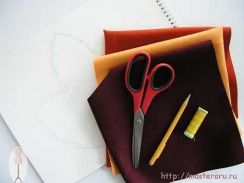 Мы сделаем прихватки - листики. 01