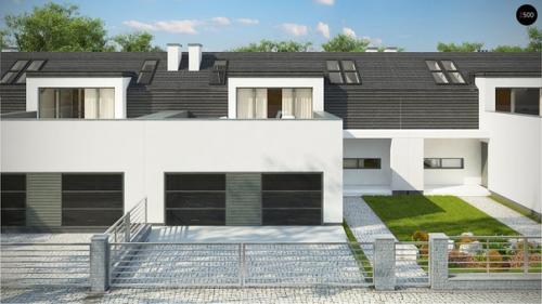 Типовой проект.  Жилая / общая площадь 131, 8 / 181, 9 м 2. 04