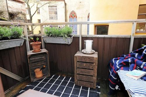 Небольшая квартира - студия в Швеции. 06