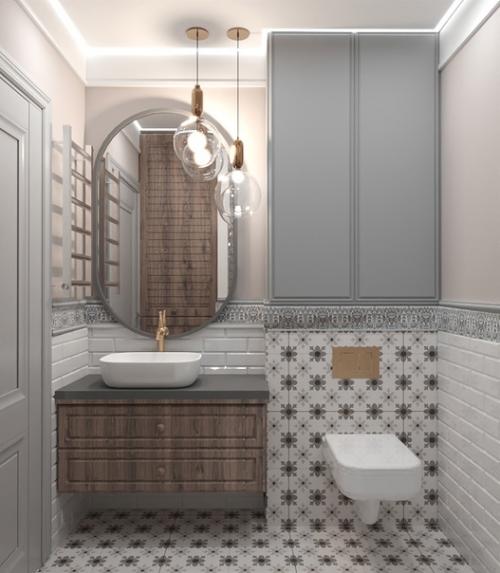 Варианты ванных комнат. 01