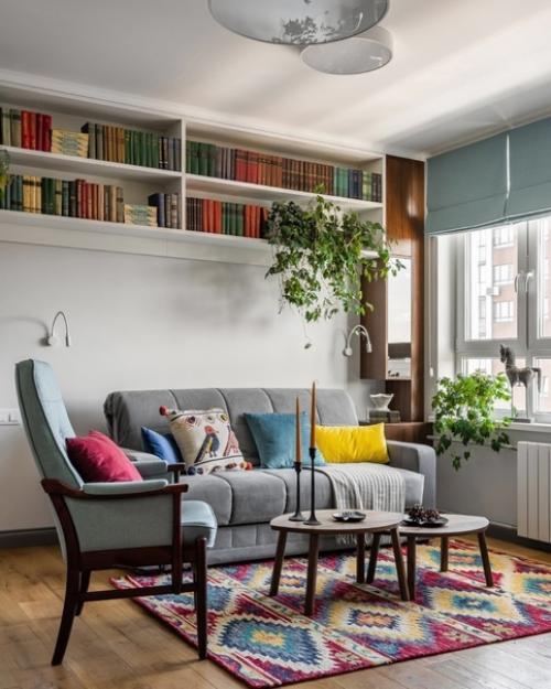 Теплый и уютный интерьер квартиры. 03