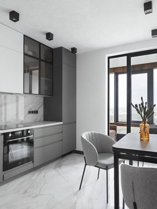 Нескучный интерьер в светлых тонах. 08