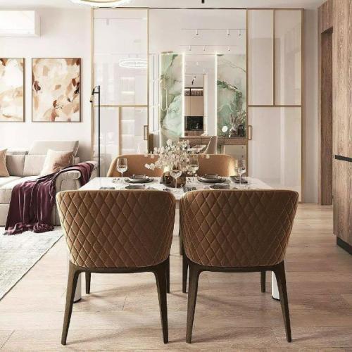 Идеальный рецепт современного интерьера: свет, геометрия и акценты. 04