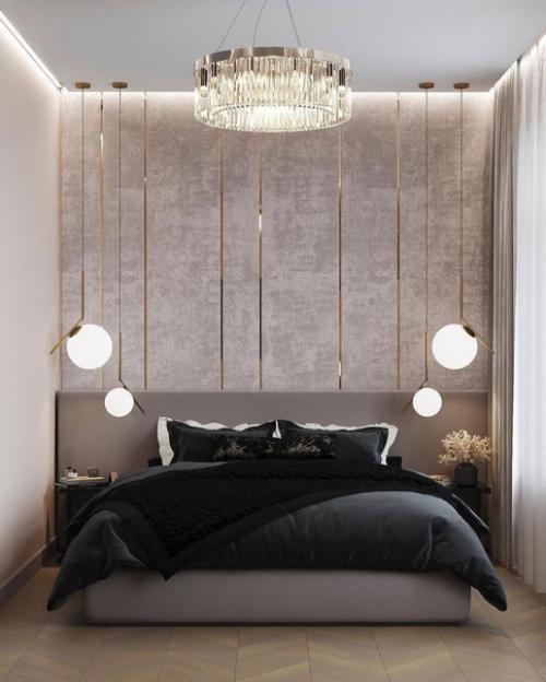 Прекрасное оформление спальни. 02