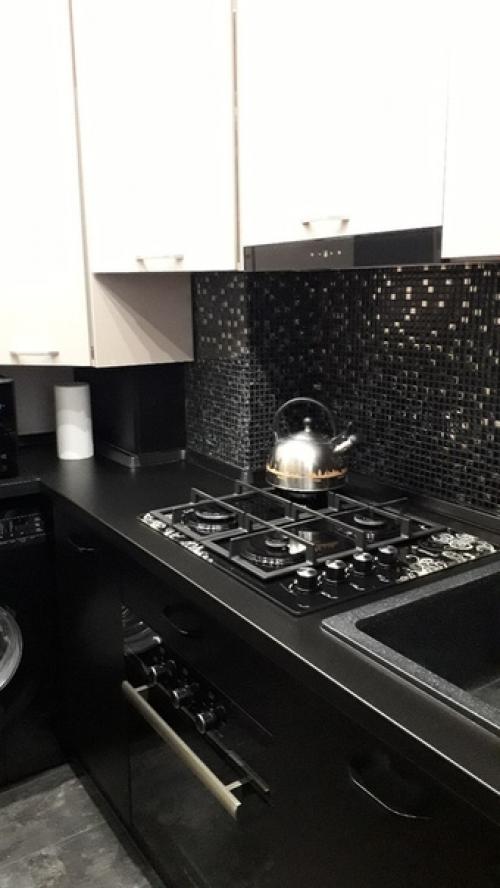 Моя любимая кухня в чёрном цвете. 05