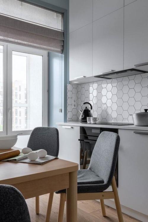 Двухкомнатная квартира для любительницы идеального порядка. 01