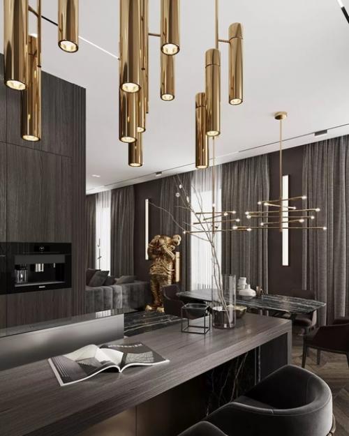 Два проекта с черными кухнями, которые доказывают, что черный цвет подходит для кухни. 01