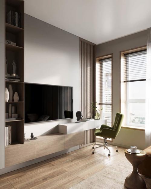 Оцените дизайн проект кухни - гостиной по шкале от 1 до в комментариях. 04