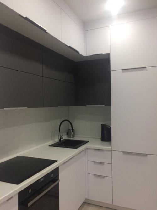 Делали свою кухню в одной цветовой гамме. 03