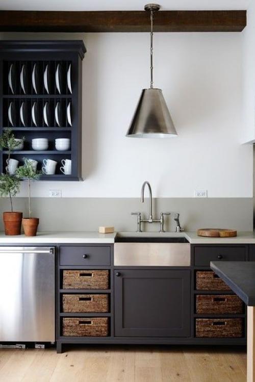 Роскошный и интригующий синий цвет в интерьере. 05