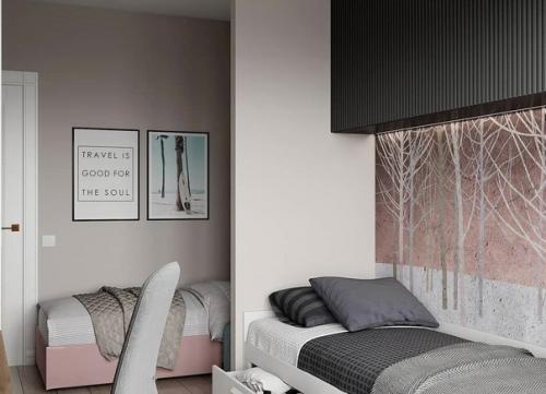 Дизайн - проект детской комнаты на двоих. 04