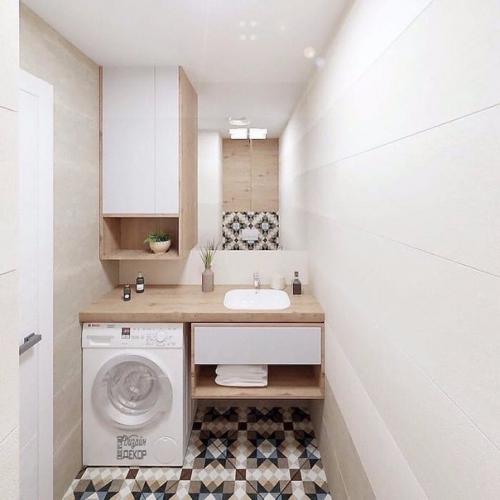 Двухкомнатная квартира с кухней - гостиной. 07