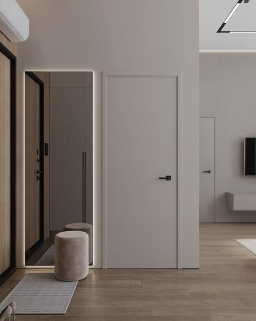 Проект 1-комнатной квартиры 47, 6 кв. 07