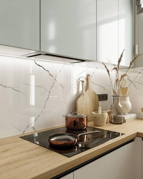 Взгляните на светлую и легкую кухню! 02