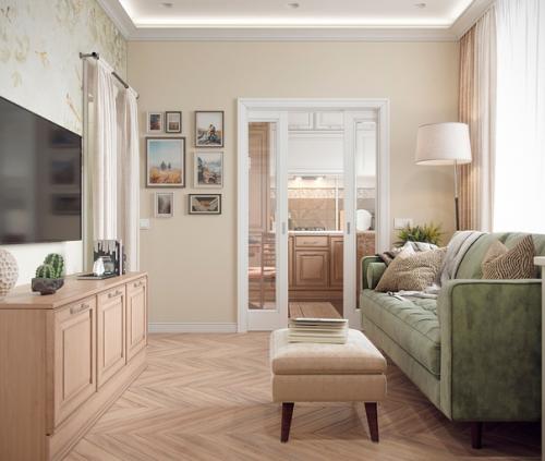 Проект трешки 60 кв. 02