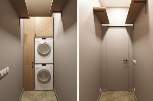 Интерьер однокомнатной квартиры в скандинавском стиле. 08